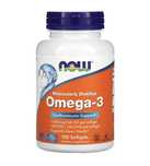 Now Foods, Омега-3, Ultra Omega-3, рыбий жир, 100/200 капсул