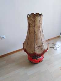 Lampa ceramiczna stojąca duża
