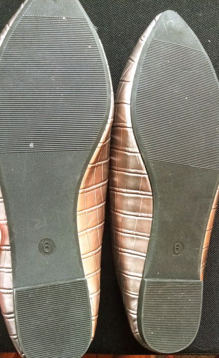 Baleriny złote,nowe, rozm.39 Pep&co