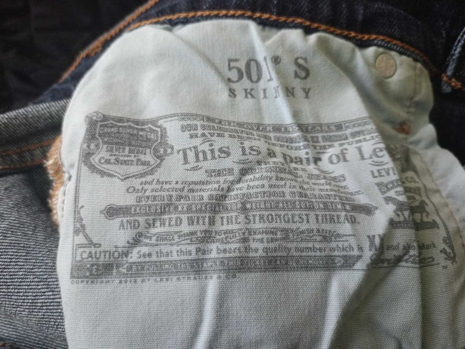 LEVI'S STRAUSS 501 Straight roz 29x30 J. Nowe Okazja