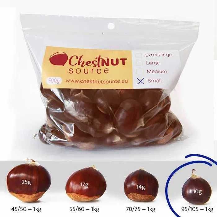 Castanhas Frescas - Calibres vários de castanha