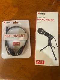 Mikrofon i Słuchawki Trust