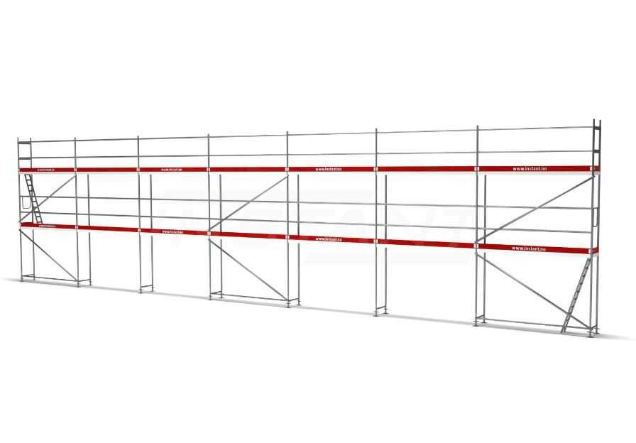 Wynajem Rusztowanie elewacyjne typu plettac 134,4 m2