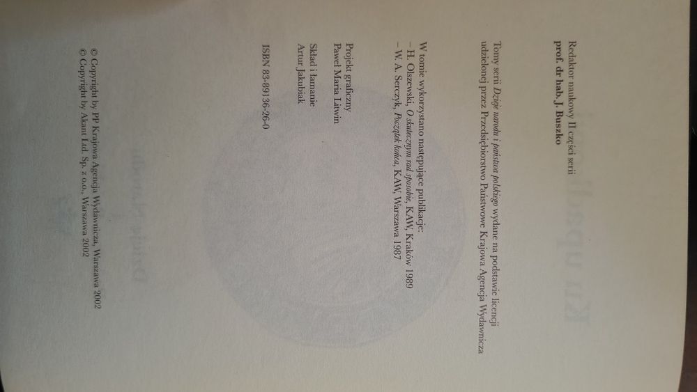 "Dzieje Narodu i Państwa Polskiego - cz. 6. Ku Upadkowi"