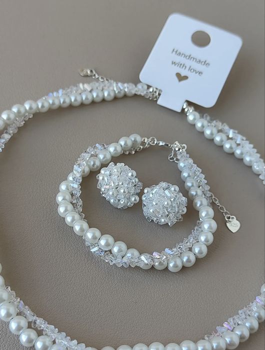 Комплект прикрас нареченої для весільного образу