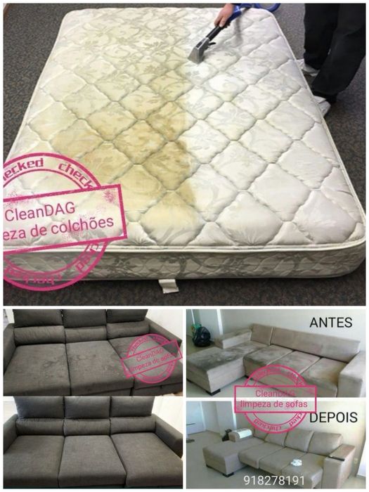 Limpeza de estofos de carros sofás e colchões