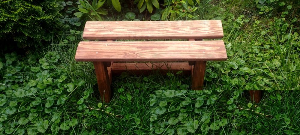 Ławka do sesji w kolorze brązowym rekwizyty do sesji