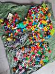 Ogromny  zestaw klocków lego duplo, kolejka i inne