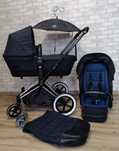 Коляска дитяча Cybex Priam 2 в 1  Lux, Chome Black