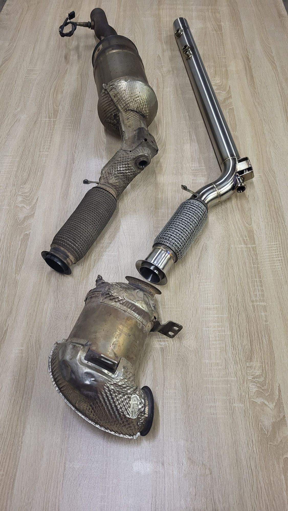 Даунпайп Downpipe Volkswagen Transporter Multivan T6 2.0 TDI