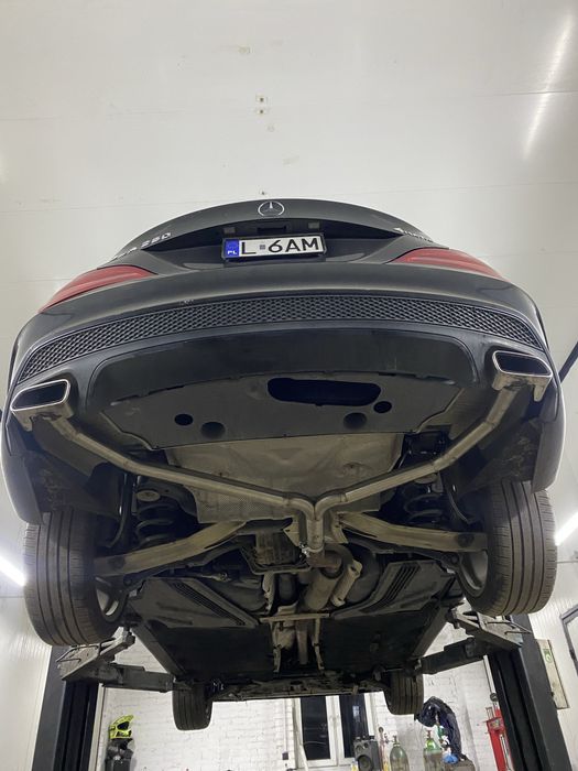 Wydech koncowy custom mercedes-benz w117 c117 cla 250 stal nnierdzewna