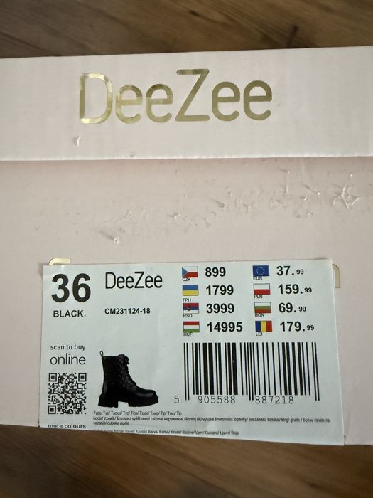 Buty zimowe DeeZee r.36