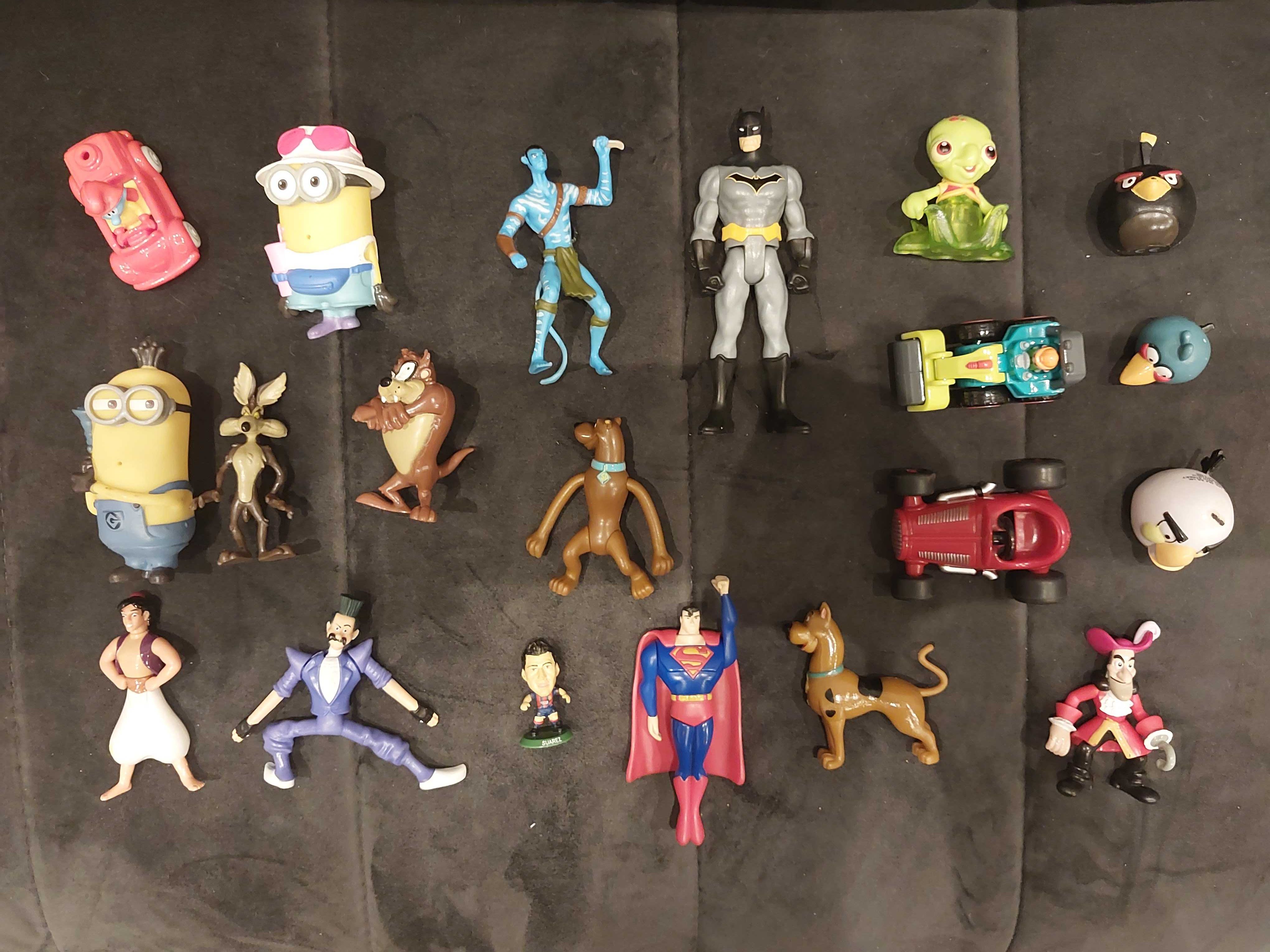 Figurki Scooby Doo, batman, superman