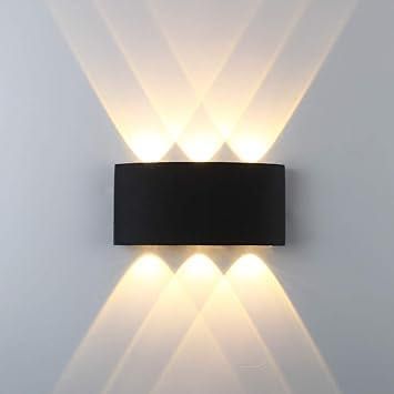 Настінний фасадний вологозахищений світлодіодний світильник Led 6w