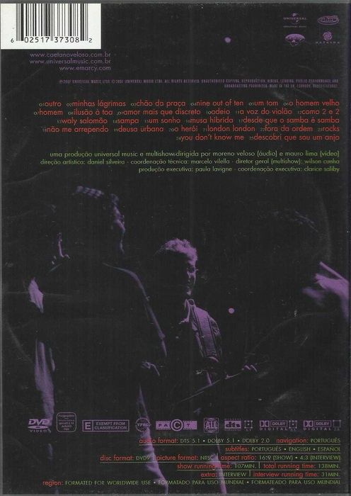 Caetano Veloso - Multishow ao Vivo: Cê (DVD)