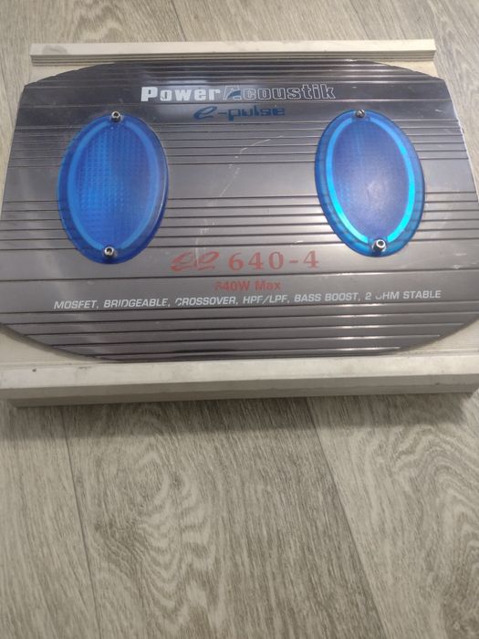 Автомобільний підсилювач потужності Power Acoustik E-pulse 640-4.
Мод