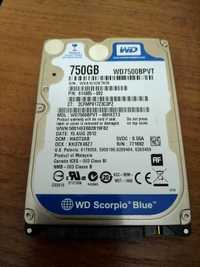 750gb HDD 2.5" Western Digital Blue sata3 9.5mm жорсткий диск