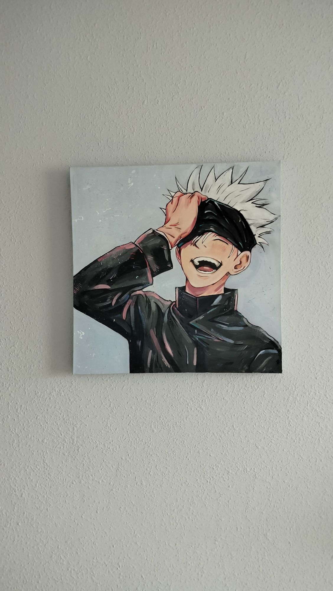 Gojo Satoru Jujutsu Kaisen obraz anime 50x50 akryl