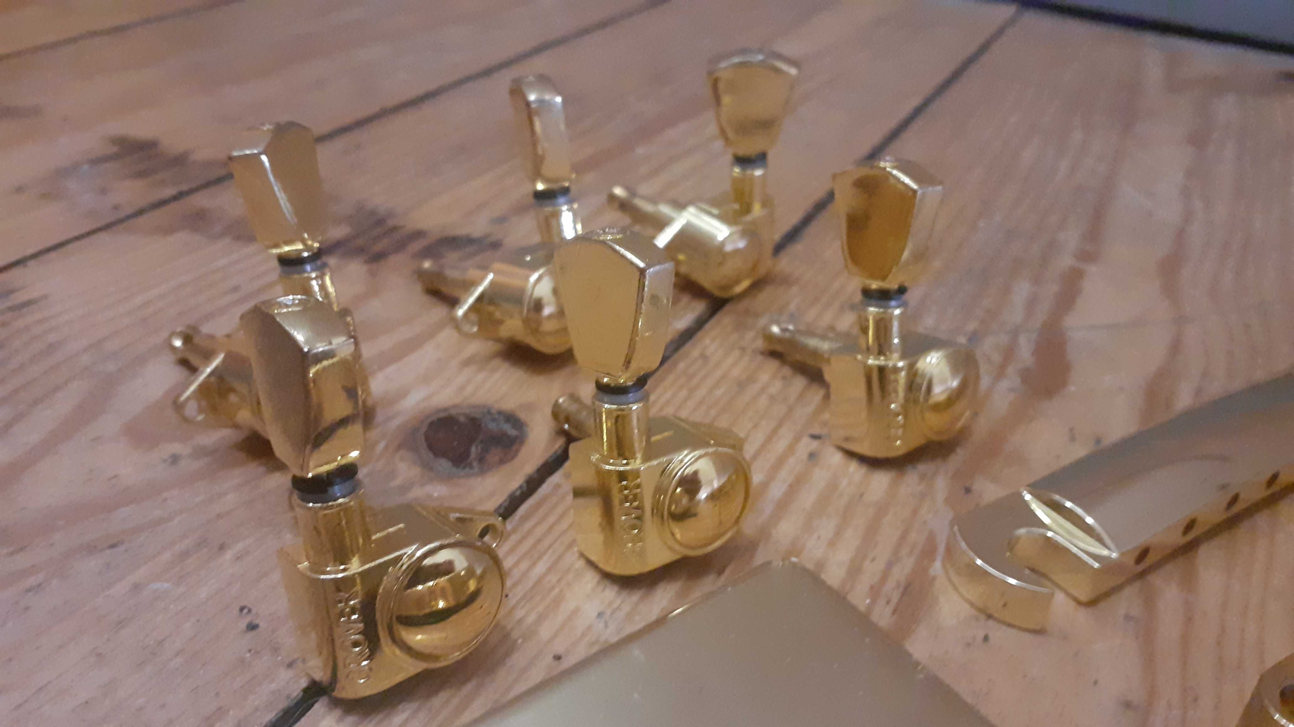 Humbuckers + Afinadores + Ponte + Tailpiece