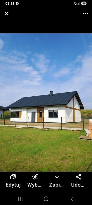Dom parterowy wolnostojący
