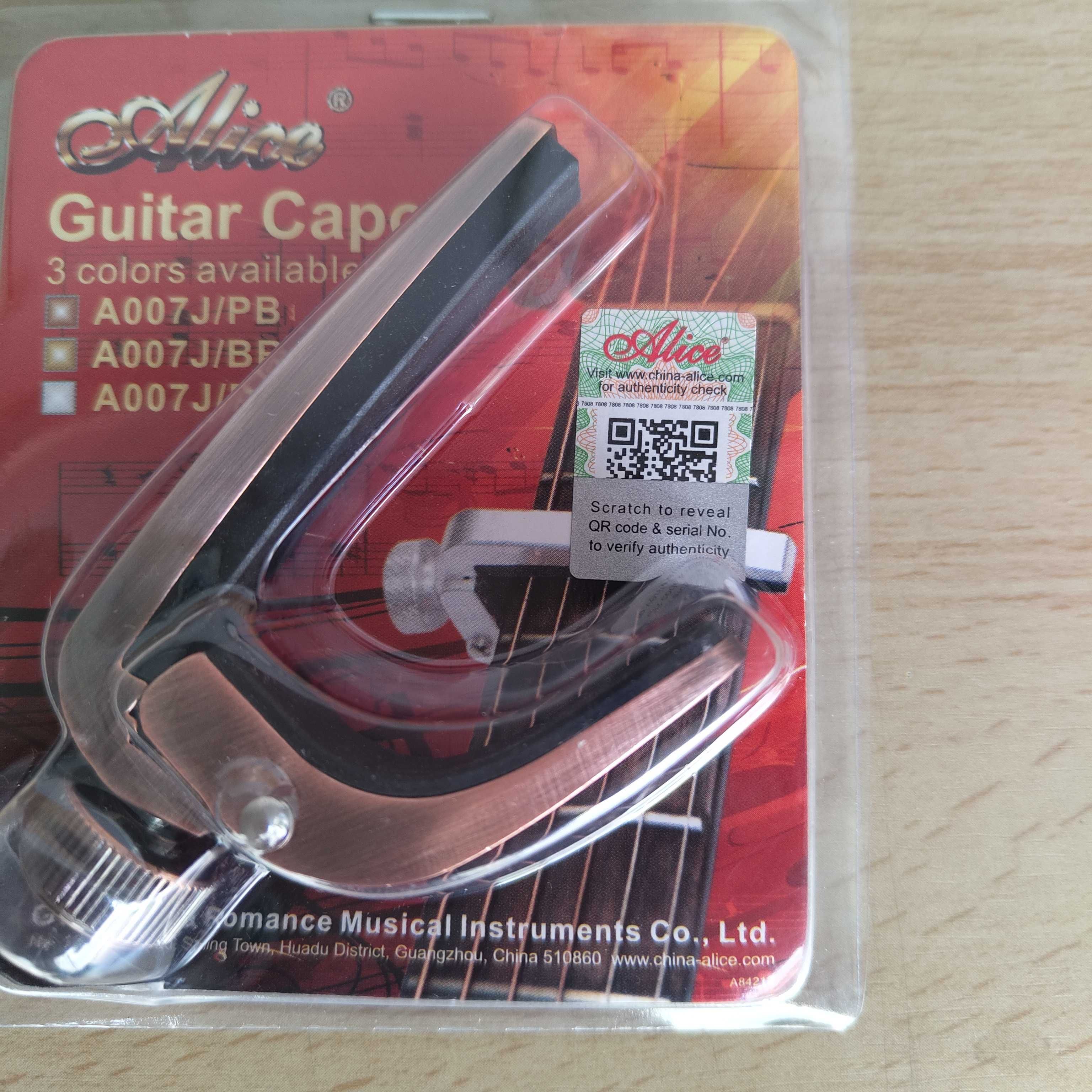Roller Capo Guitarra, Viola, Instrumentos de Corda Alice