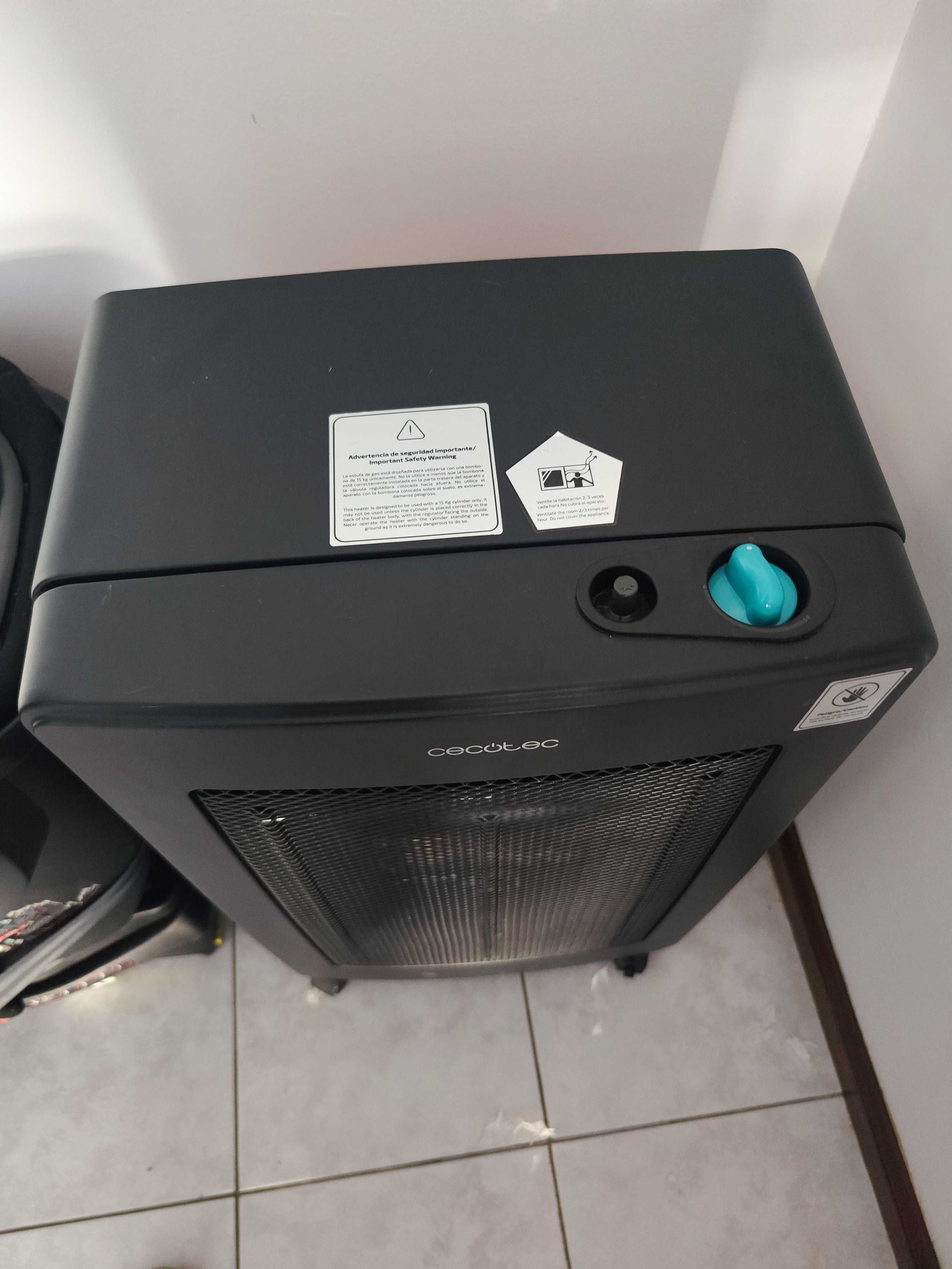 Aquecedor a Gás Cecotec ReadyWarm 4200 BlueFlame Foldable + Botija