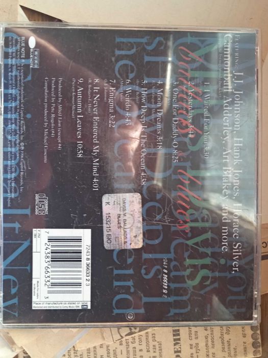 Miles Davis – Ballads & Blues. Capitol Records.1996 г.