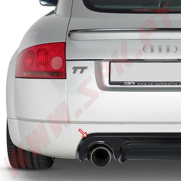 DIFUSOR TRASEIRO AUDI TT 8N - (98-06) - Novo [PLÁSTICO]