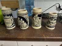 Kufle do piwa ceramiczne ozdobne