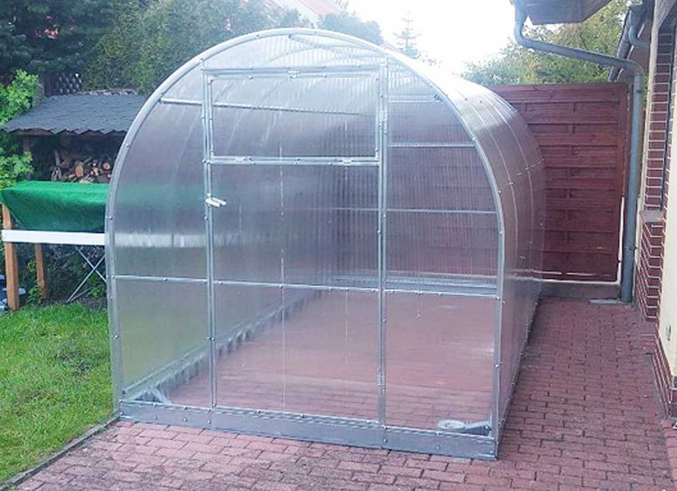 Szklarnia z Poliwęglanu 4mm - 2х2m +3 prezenty (dostępne 4m, 6m, 8m)