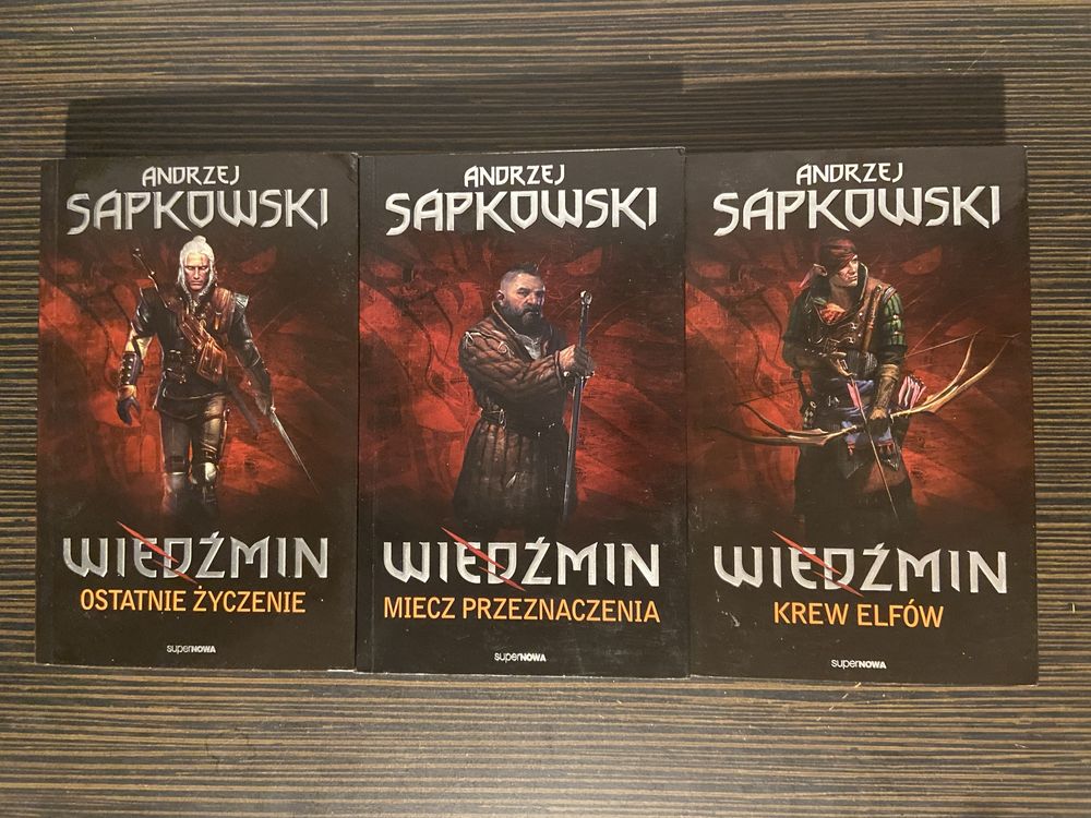 Wiedźmin, tomy 1-3, Ostatnie Życzenie, Miecz Przeznaczenia, Krew Elfów