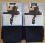 2 szt rajstopy Calzedonia L czarne 50 den microfibra soft comfort