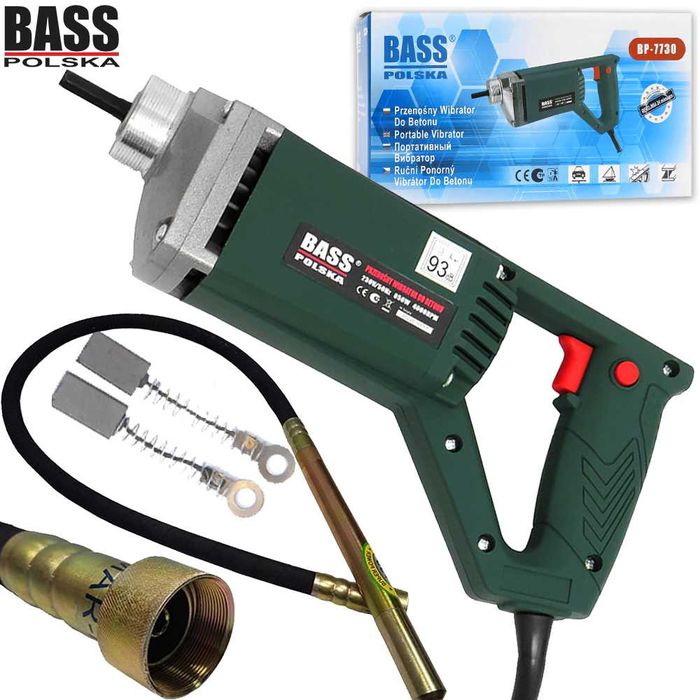 BASS POLSKA Zagęszczarka Do Betonu Wibrator 800w + Buława 2m BP7730