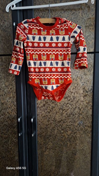 Body niemowlęce świąteczne 80,