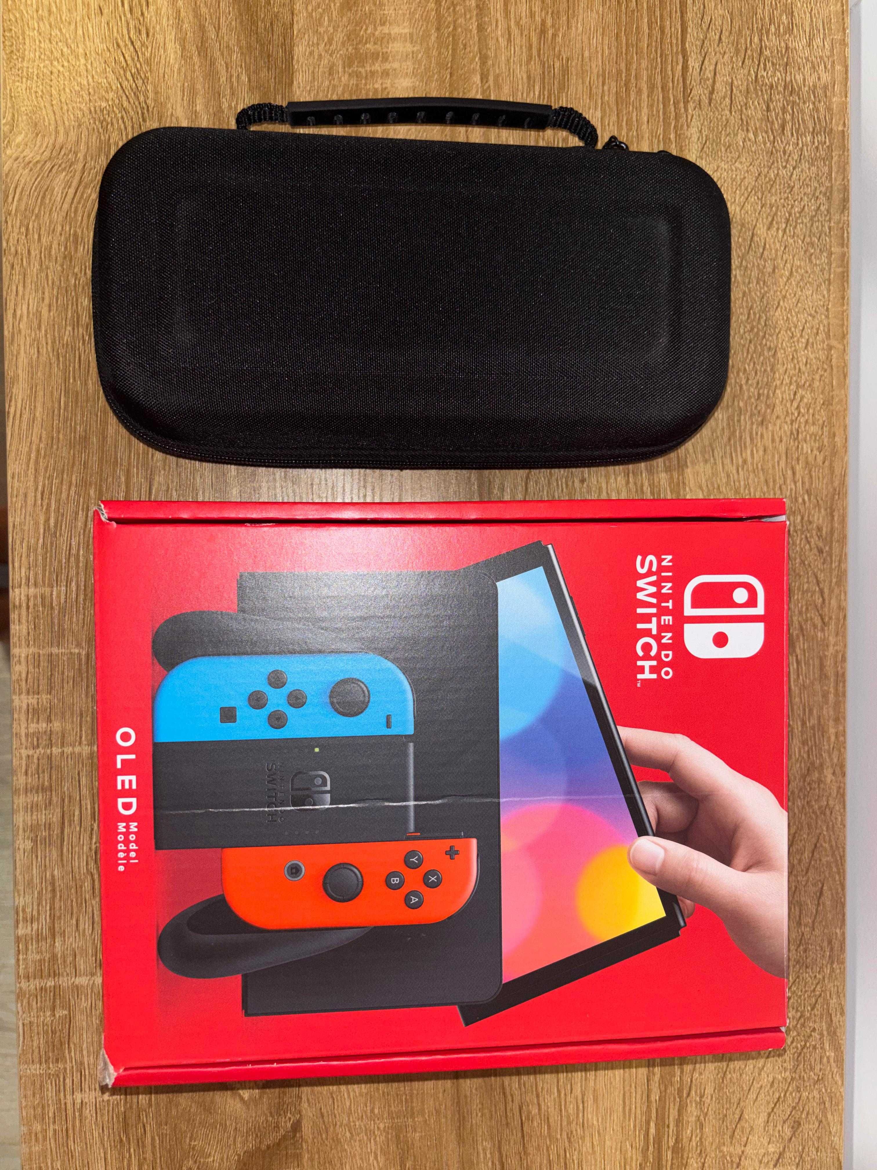 Nintendo Switch modelo Oled+ 3jogos + capa para Nintendo.