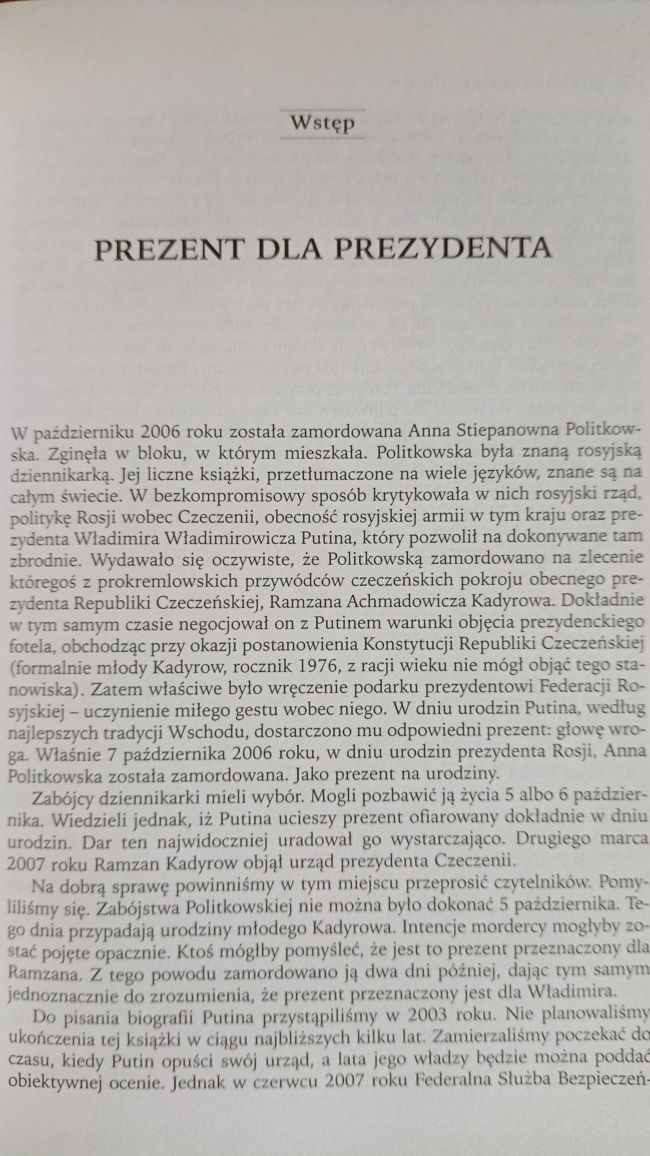 Korporacja zabójców Rosja KGB i prezydent Putin