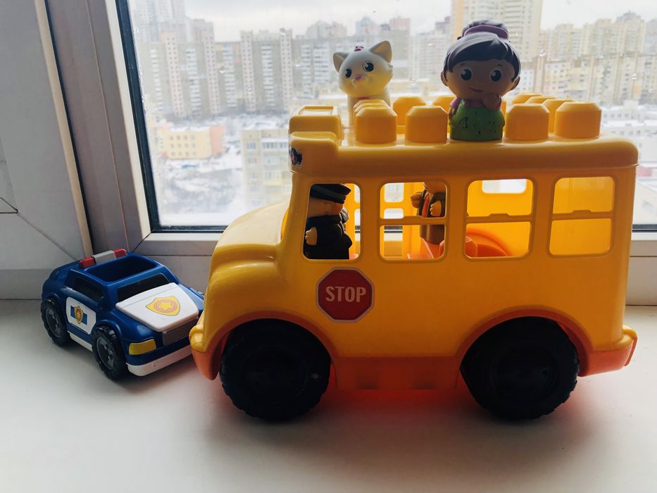 Mega bloks lego мега блокс іграшка для дітей конструктор автобус