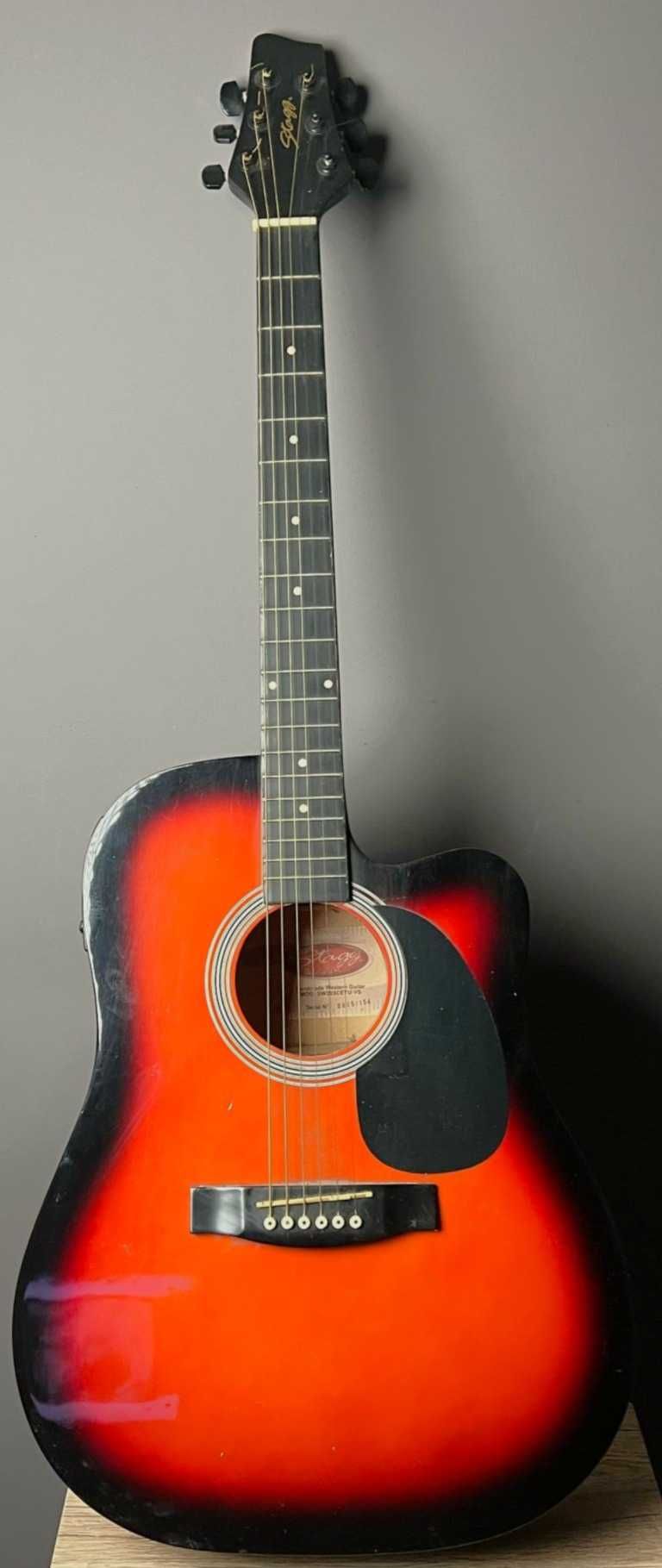 Gitara elektro - akustyczna Stagg SW 203 CETU-VS
