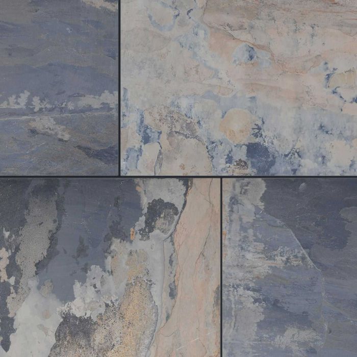 Płytki Łupek California Gold naturalny 60x40x1,2 cm - podłoga ściany