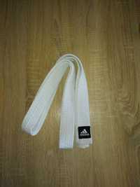 Pas biały Adidas długość 2,45 m