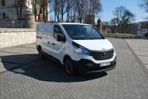 Renault Trafic 1.6dci 90KM L1H1  Klima , Nawigacja ,Hak ,Oryginalny lakier ,Bez Adblue, Ładny blaszak!