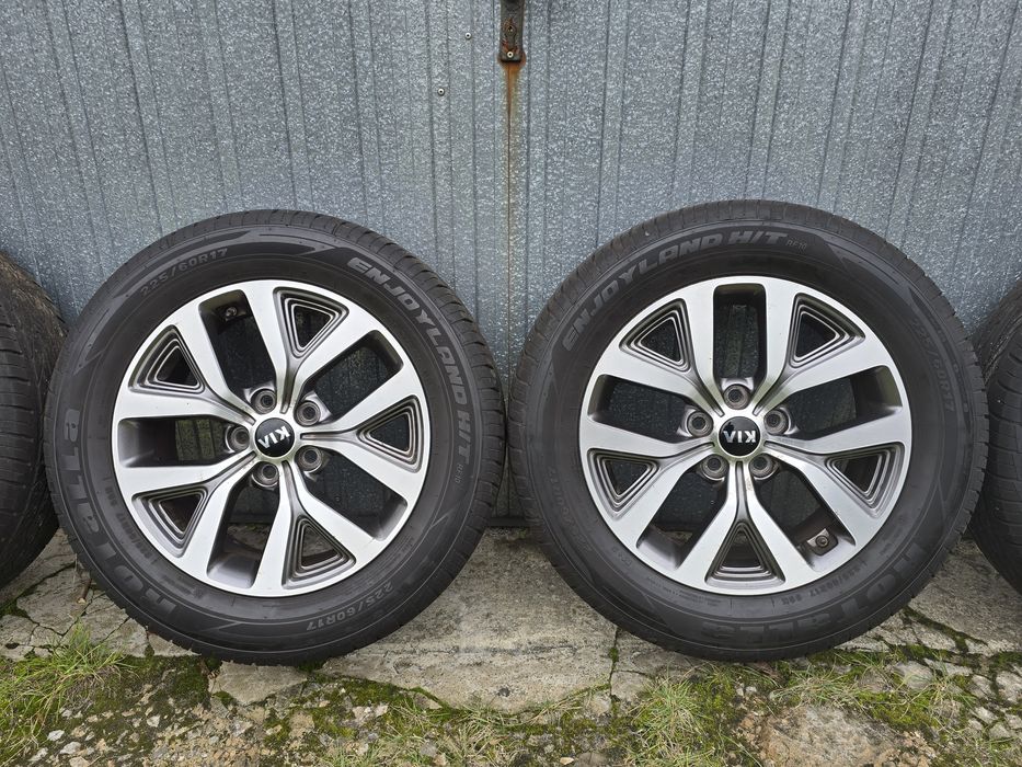 Koła Felgi Kia Sportage Opony Letnie 225 60 R17 JakNOWE 2023r ORYGINAŁ