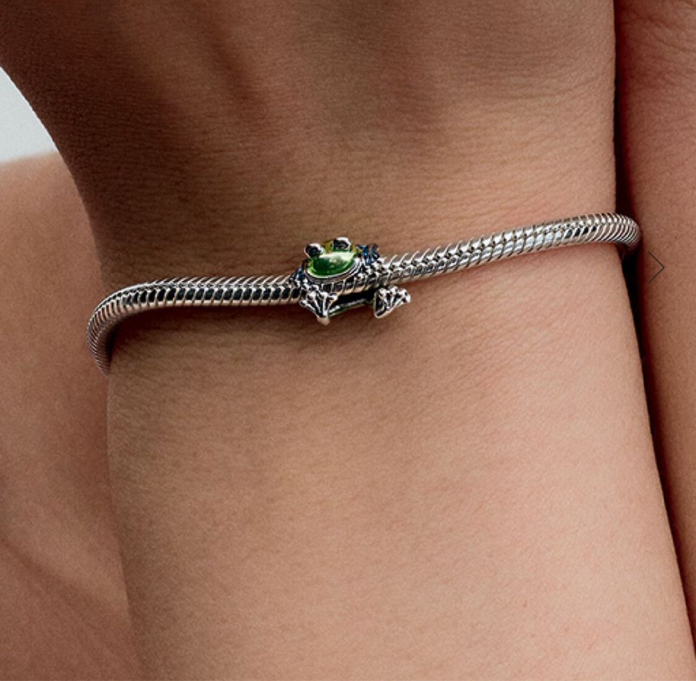 Pandora Charms Wspinająca się żaba Srebro