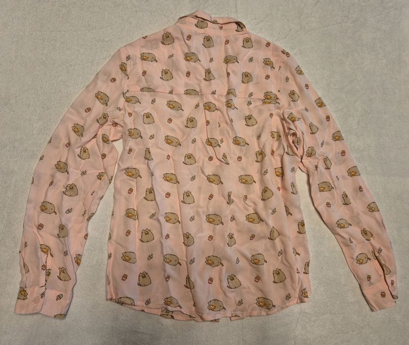 Koszula bluzka pusheen 140 różowa stan idealny
