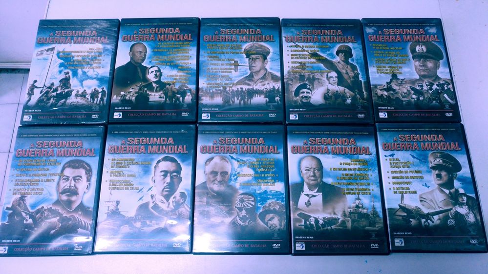 10 DVDs 2° Guerra Mundial