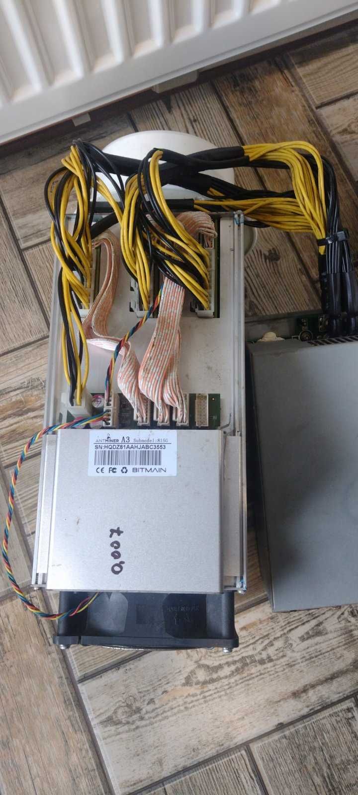 Продам Asic Bitmain Antminer A3 815G  (3000 цена за 2 шт)