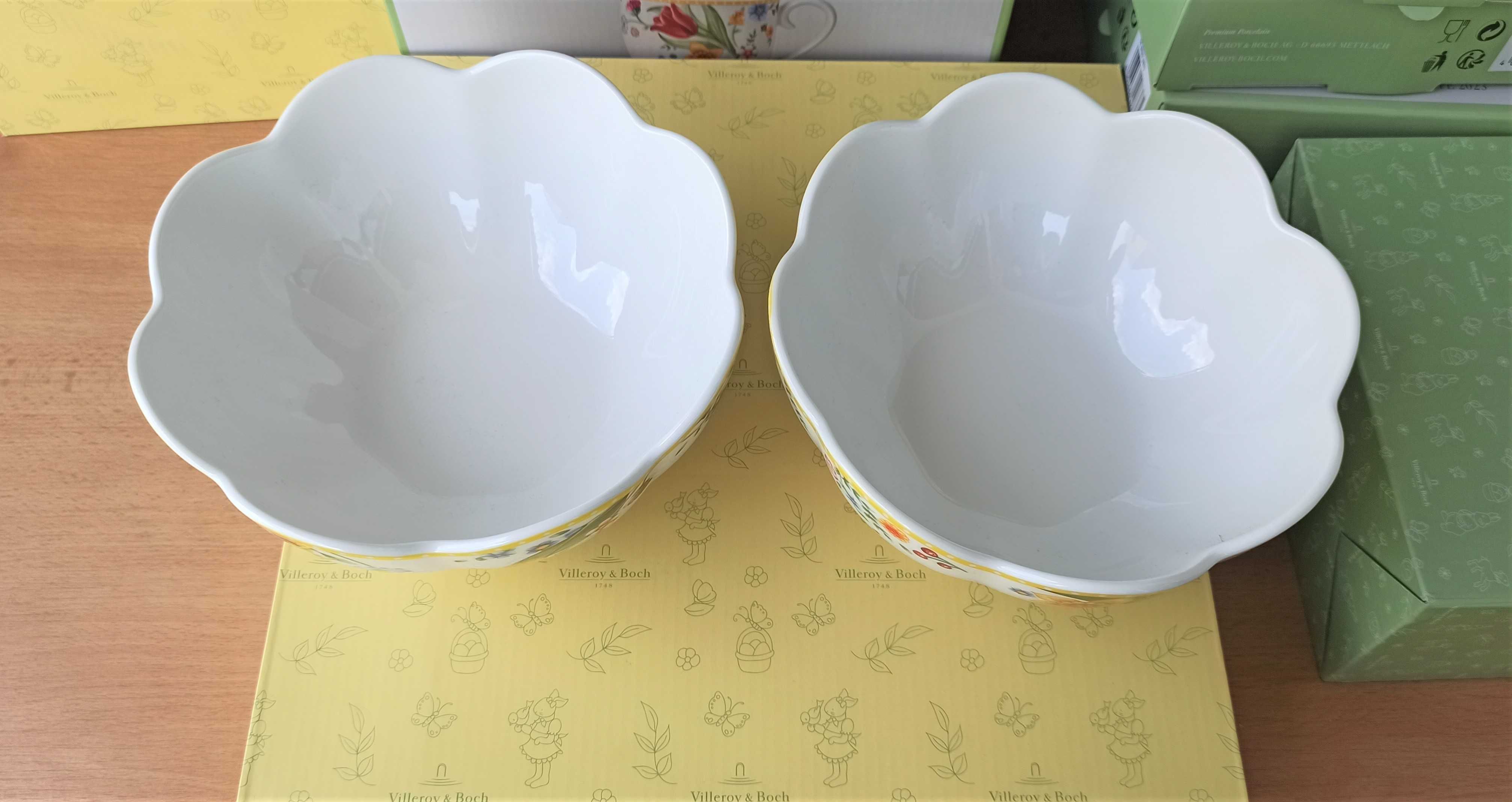 Большие и маленькие салатники Villeroy&Boch серия Spring Awakening