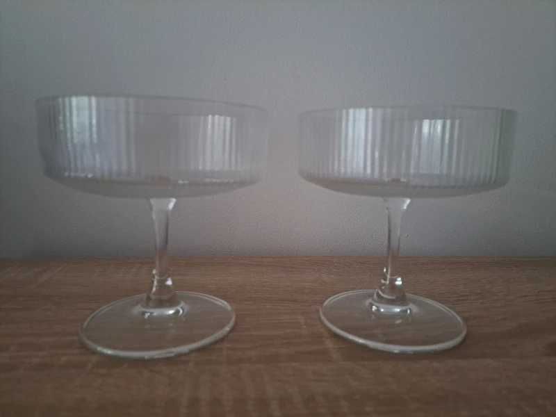 Home&you kieliszki szkło ryflowane  koktajlowe margaritki 2szt