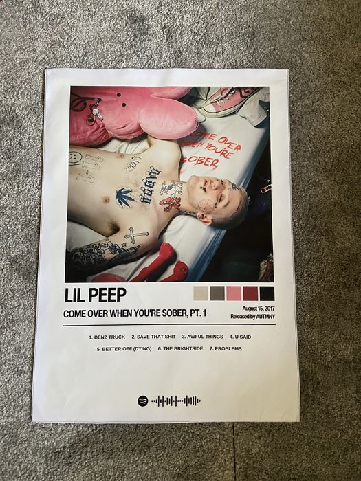 Poster Lil Peep de poliester 70x50cm