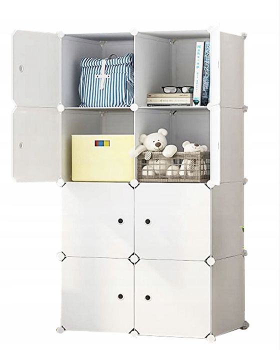 Szafa modułowa biała